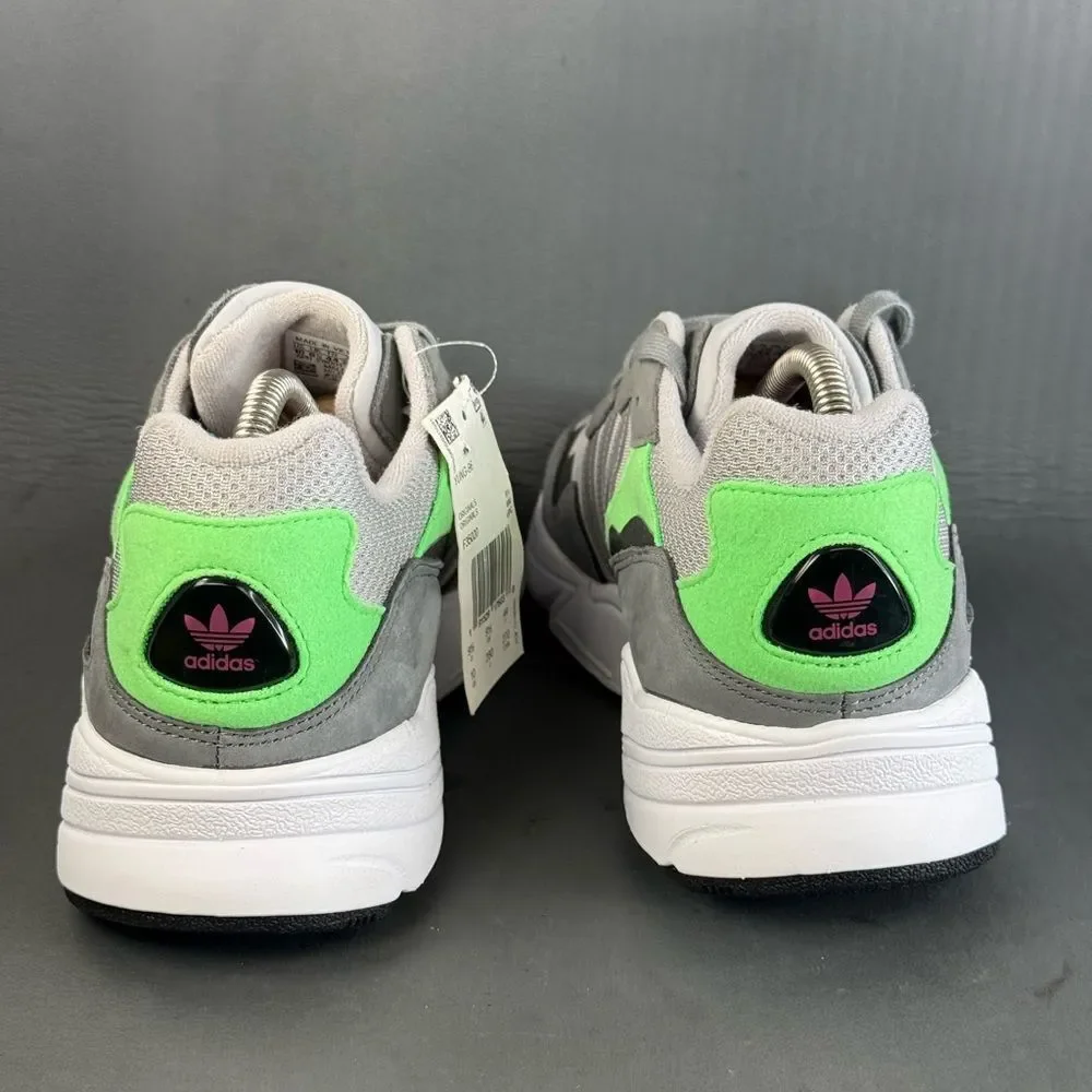adidas Yung-96 Grey Shock Pink athletic sneaker shoes men’s size 10